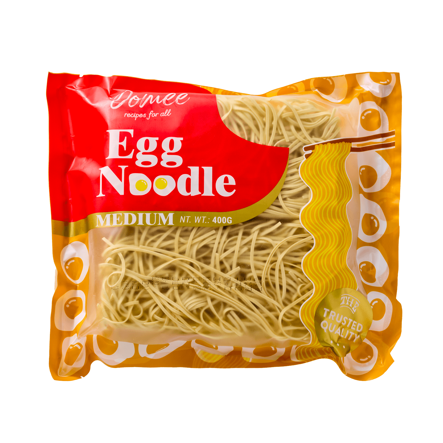 Domee medium egg noodles, 400 gram pouch